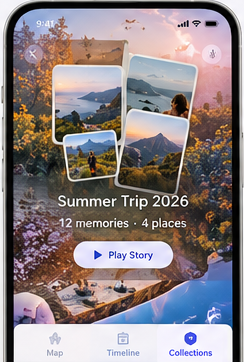 AI gathering a trip into a collection